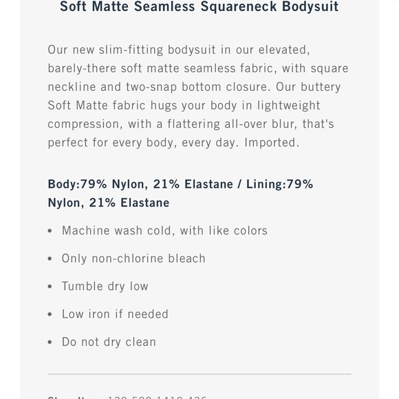 Abercrombie & Fitch Bodysuit - Picture 5 of 5